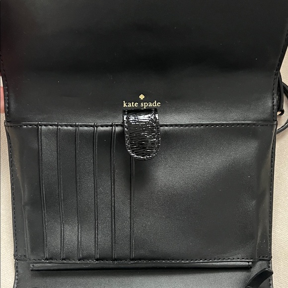 Kate Spade Elegant Shiny Black Crossbody Bag - Picture 5 of 9